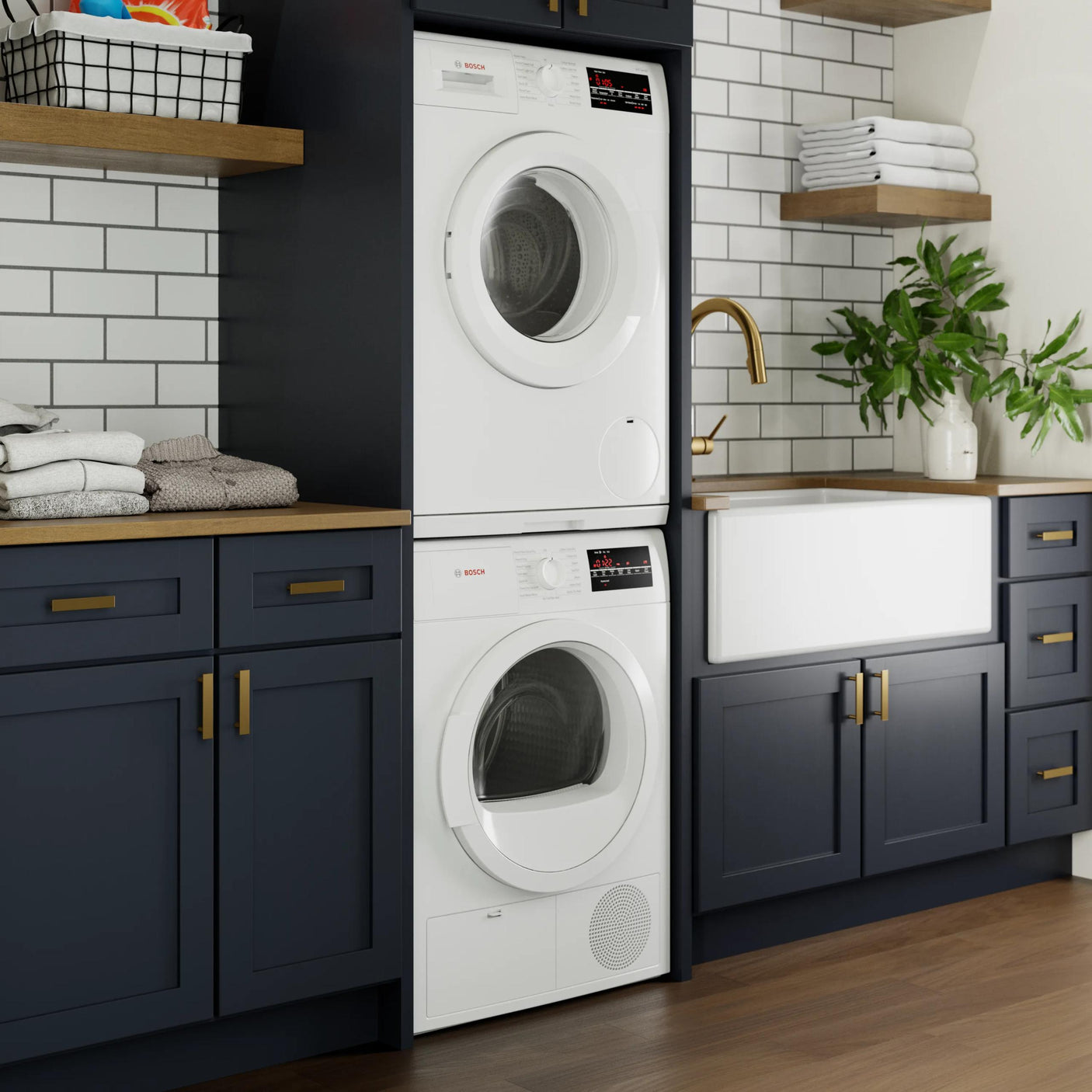 300 Series Compact Washer , White