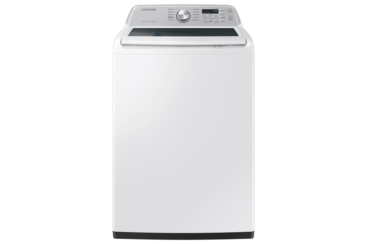 4.6 cu. ft. Large Capacity Smart Top Load Washer with ActiveWave™ Agitator and Active WaterJet in White
