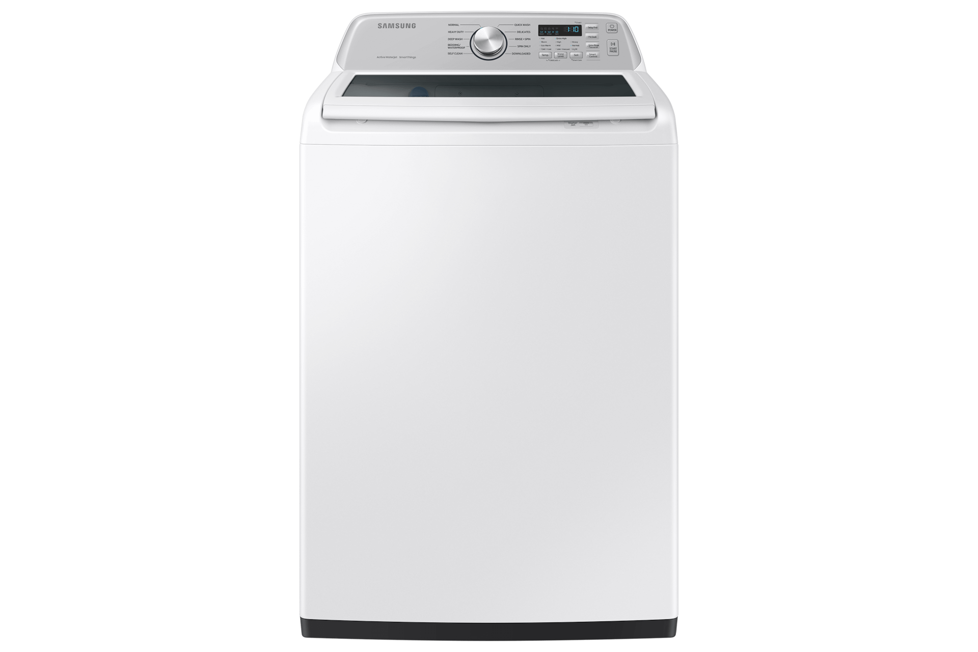 4.6 cu. ft. Large Capacity Smart Top Load Washer with ActiveWave™ Agitator and Active WaterJet in White