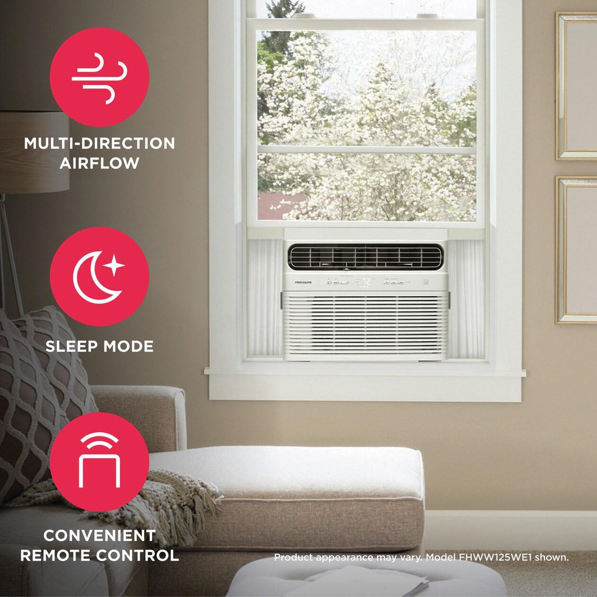 24,000 BTU Inverter Window Room Air Conditioner with Wi-Fi (Energy Star)