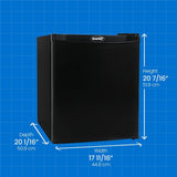 Danby Designer 1.7 cu. ft. Compact Fridge in Black