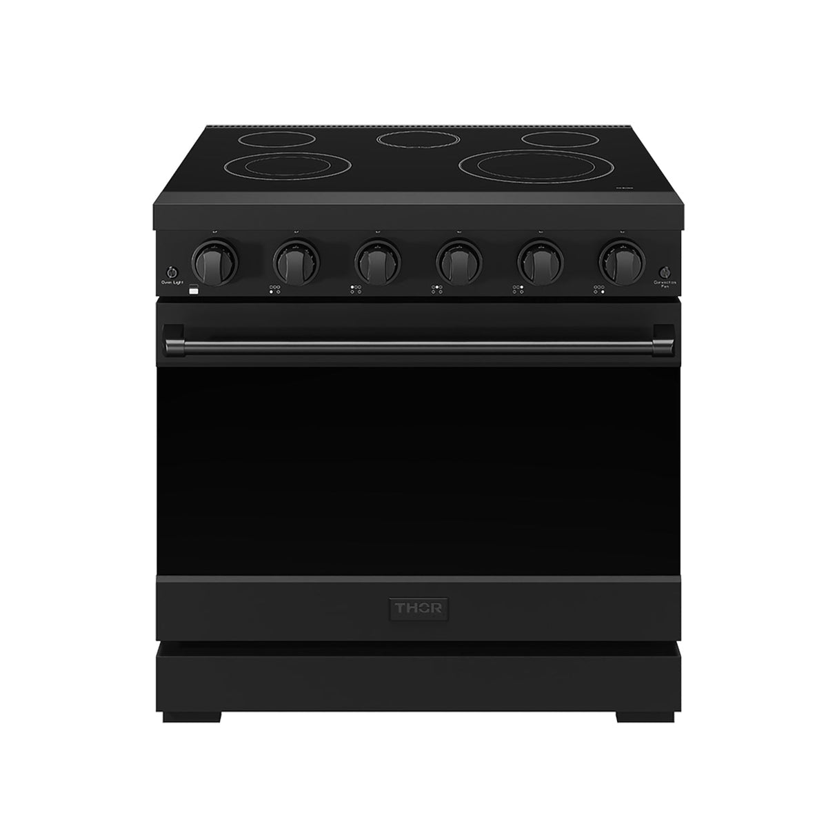 36 Inch Professional Electric Range In Black  Gordon Ramsay Series