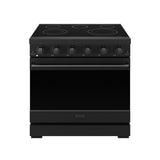 36 Inch Professional Electric Range In Black  Gordon Ramsay Series