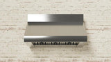 Outdoor hood, 48"W, 33"D, 18"T, 1200CFM, LEDs, pro baffle filters