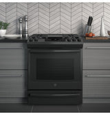 GE® 30" Slide-In Front-Control Convection Gas Range