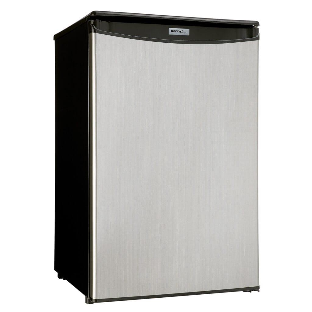 Danby 4.4 cu. ft. Compact Fridge in Stainless Steel Look