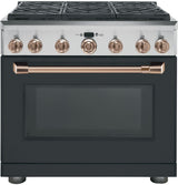 Café™ 36" Dual-Fuel Professional Range with 6 Burners (Natural Gas)