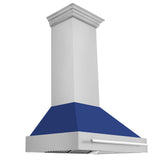 ZLINE 36 in. Stainless Steel Range Hood with Stainless Steel Handle (8654STX-36) [Color: Red Matte]