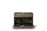 48"W. Sealed Burner Gas Range (Burner: 8b, Finish: Golden Hour, Trim: Brushed Brass, Fuel: Natural Gas)