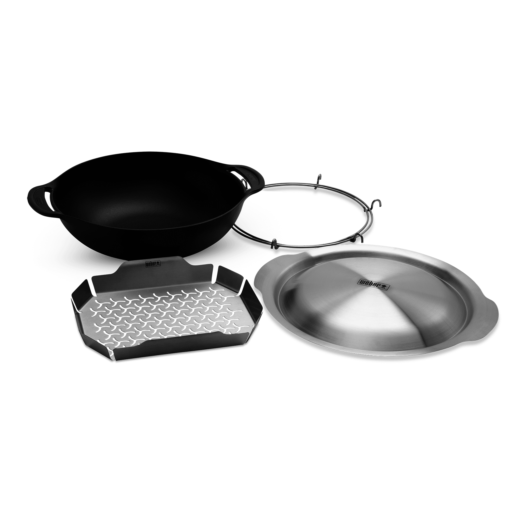 WEBER CRAFTED Wok & Steamer