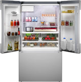 100 Series French Door Bottom Mount Refrigerator 36" Stainless steel (with anti-fingerprint), Total No Frost