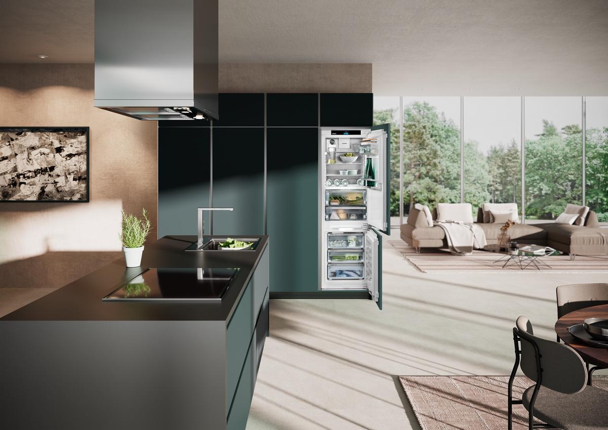 Fully Integrated Bottom Freezer Refrigerator with BioFresh