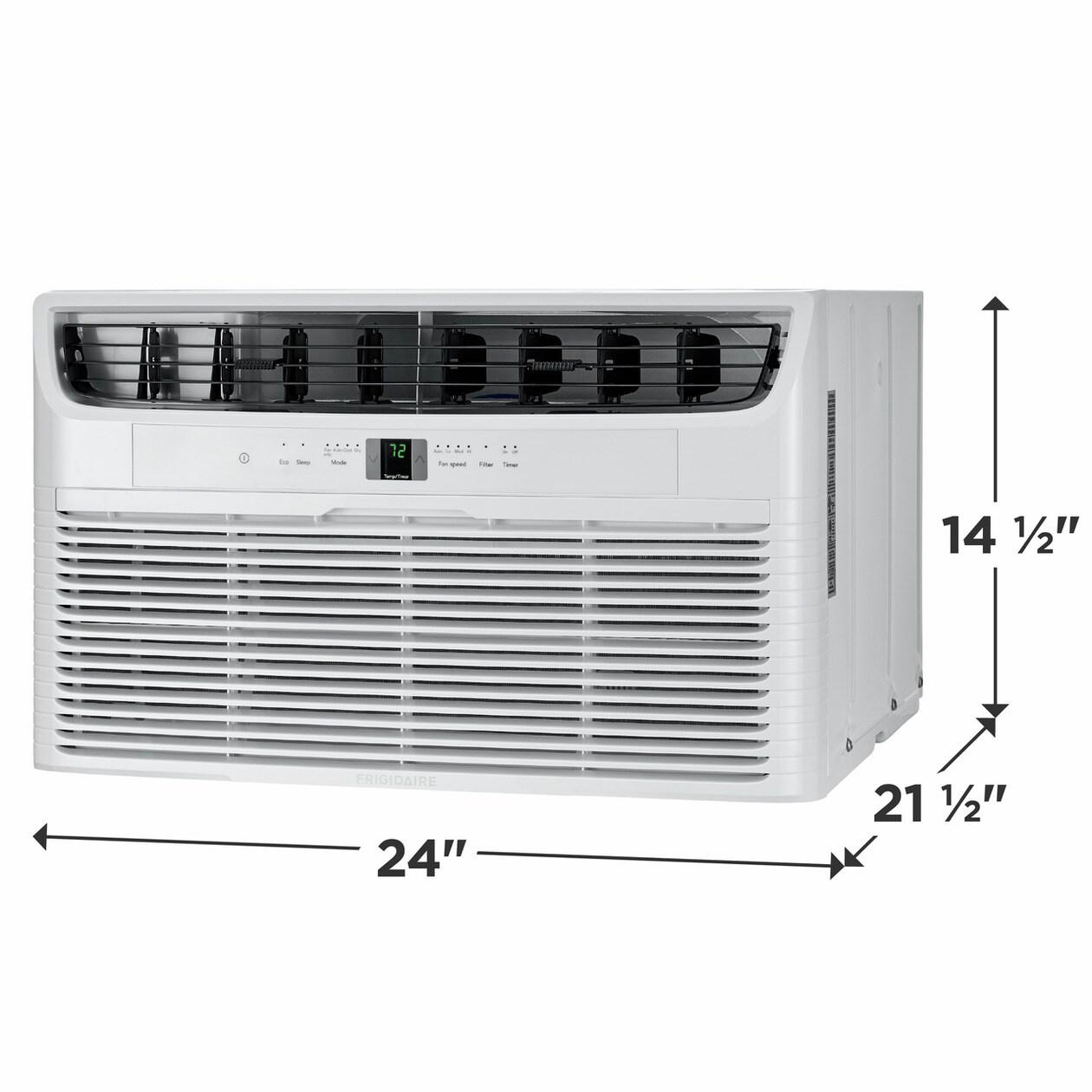12,000 BTU Wall Room Air Conditioner with Supplemental Heat