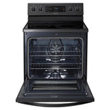 New 5.9 cu. ft. Large Capacity Electric Range (Black)