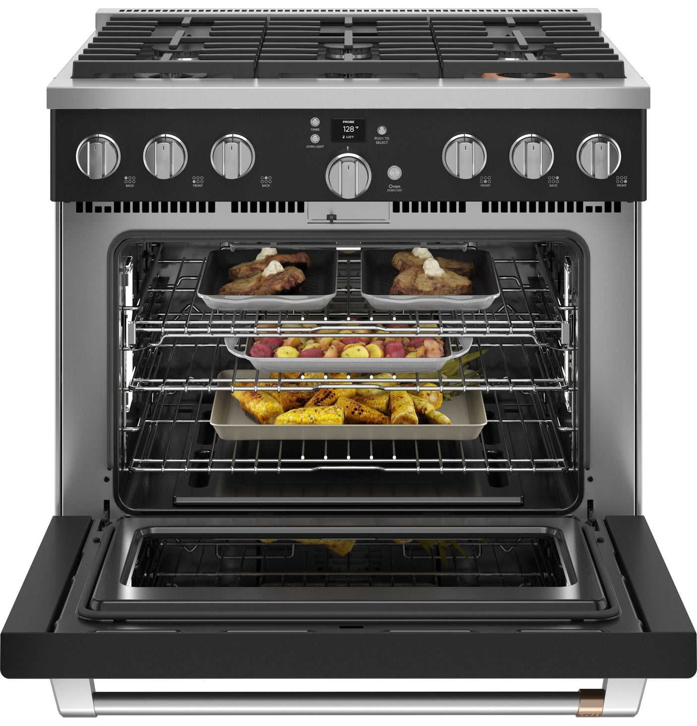 Café™ 36" Smart All-Gas Commercial-Style Range with 6 Burners (Natural Gas)