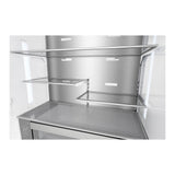 Verona VEBFD3620WIFS 36 inch French Door Counter-Depth Refrigerator with 20.2 cu. ft. Total Capacity, Internal Water Dispenser, Automatic Ice Maker in Stainless Steel