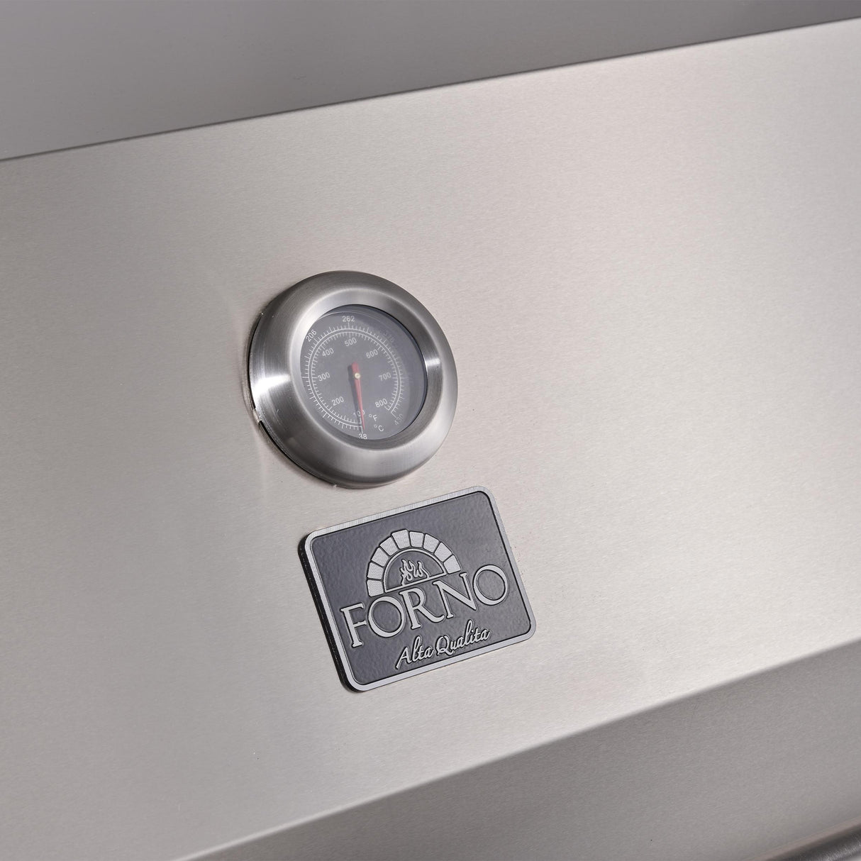 Forno Rimini Outdoor Kitchen: 30" BBQ 62,600 BTU, 4.8 cu.ft. Refrigerators, White Countertops