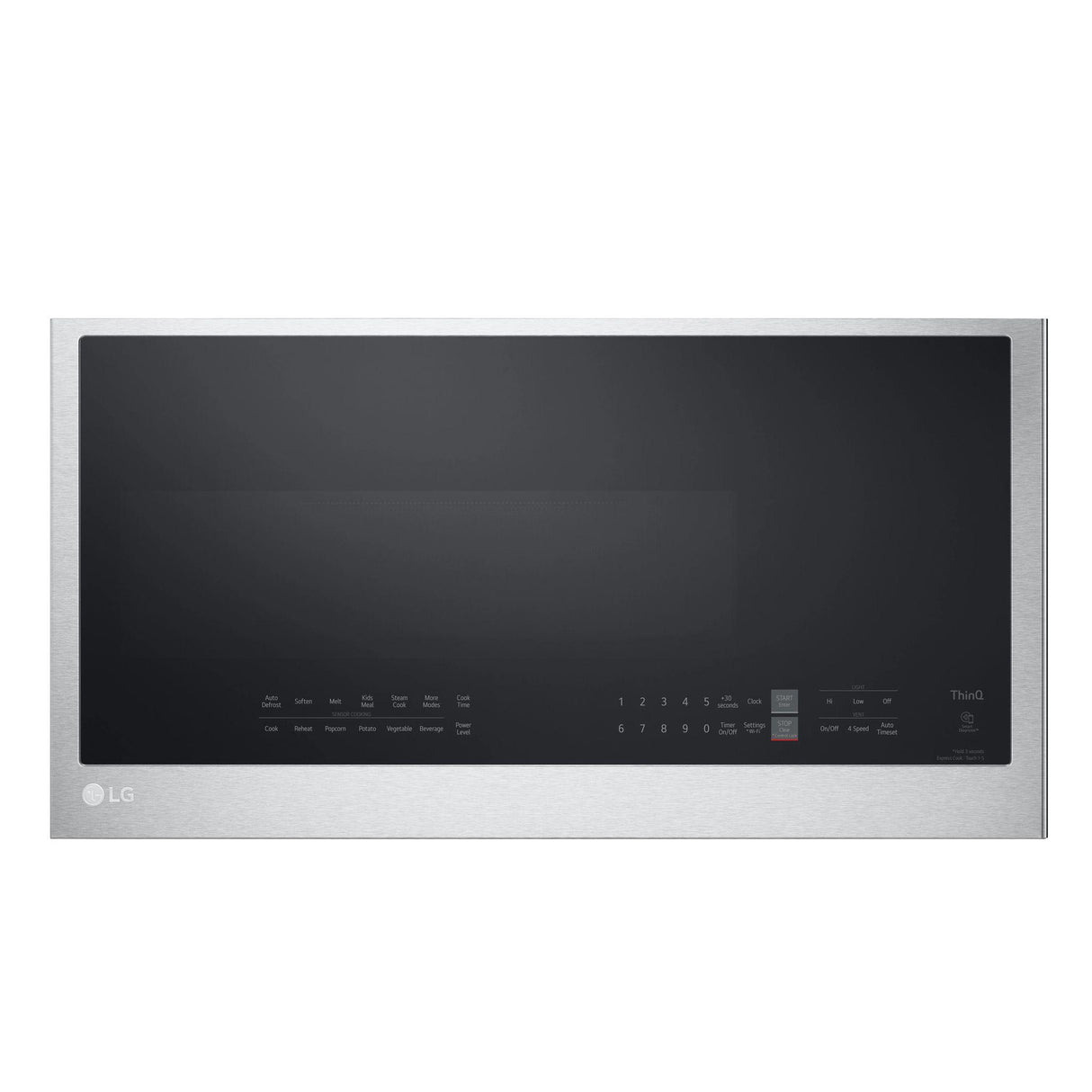 LG 2 Piece Gas Range and Over the Range Microwave Set  LRGL5823S & MVEL2033F