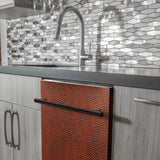 ZLINE 24 in. Top Control Dishwasher with Stainless Steel Tub and Modern Style Handle, 52dBa (DW-24) [Color: Copper]