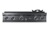36" Rangetop, Graphite, Natural Gas