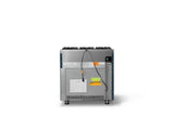 36"W. Open Burner Gas Range (Finish: Squall, Trim: Brushed Brass, Fuel: Propane)