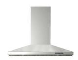 36" CCC 600/395 CFM Italian Made Wall Mount Chimney Range Hood Stainless