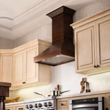 ZLINE 42" Designer Series Wooden Wall Range Hood with Crown Molding (KBRR-42)