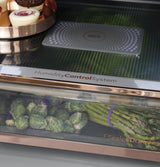 CAF(EBACK)™ ENERGY STAR® 27.4 Cu. Ft. Smart Quad-Door Refrigerator in Platinum Glass