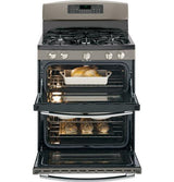 GE® 30" Free-Standing Gas Double Oven Range
