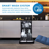 Danby 18" Wide Built-in Dishwasher in Stainless Steel