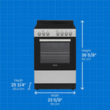Danby 24" Wide Electric Range in Stainless Steel