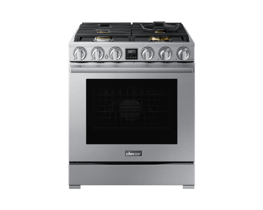 30" Range, Silver Stainless, Natural Gas/Liquid Propane