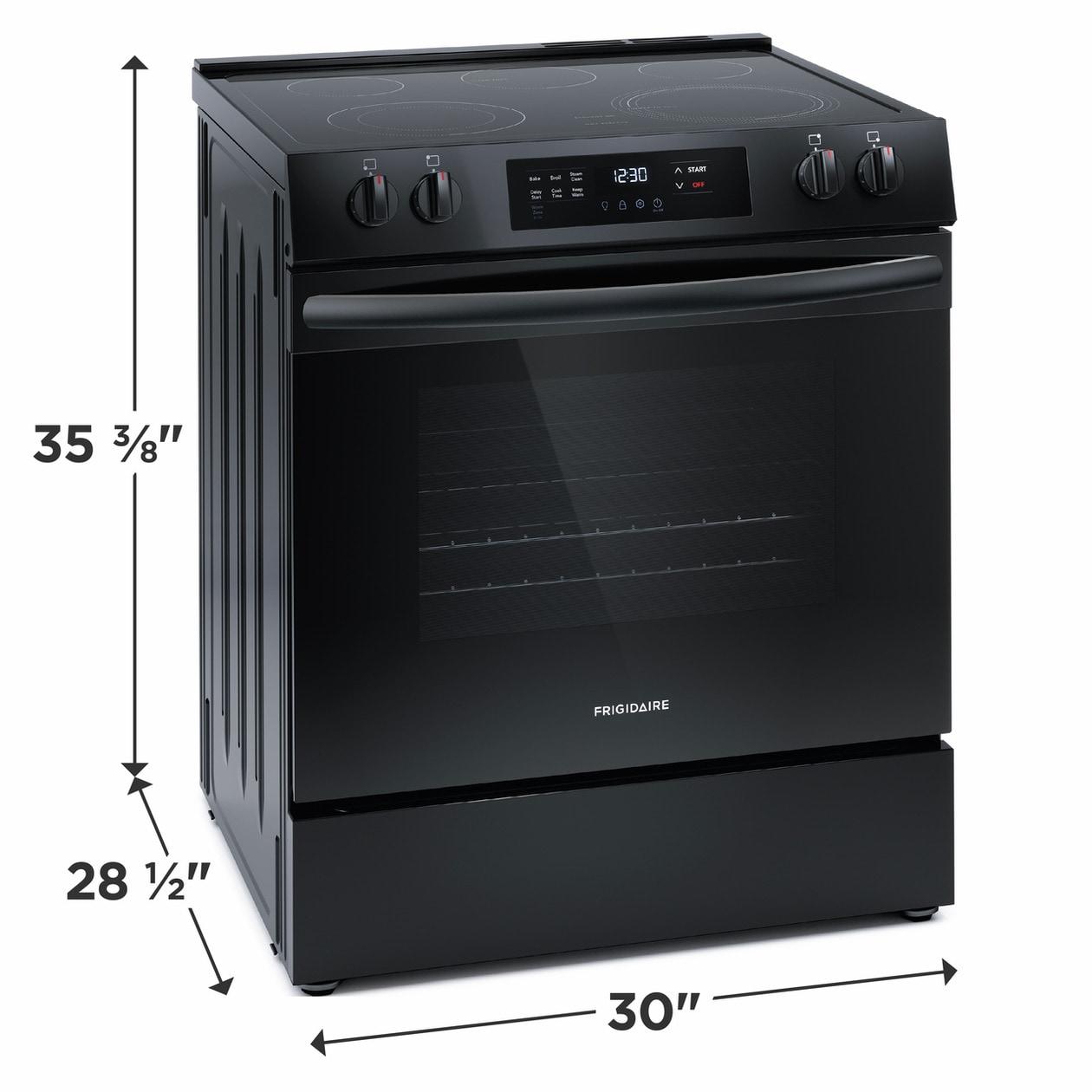 30" Front Control Electric Range