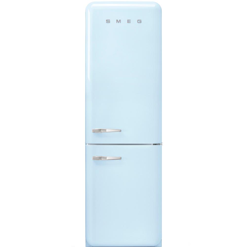 Approx 24" 50'S Style refrigerator with automatic freezer, Pastel blue, Right hand hinge