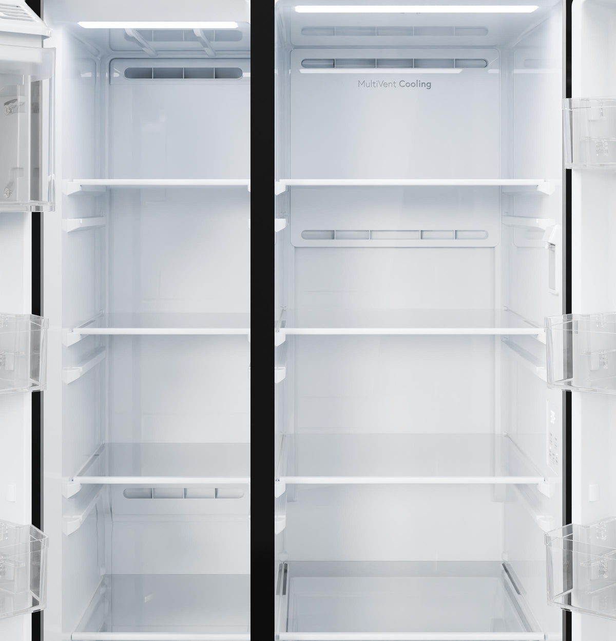 GE® 24.2 Cu. Ft. Counter-Depth Side-By-Side Refrigerator with Internal Dispenser and In-Door Icemaker