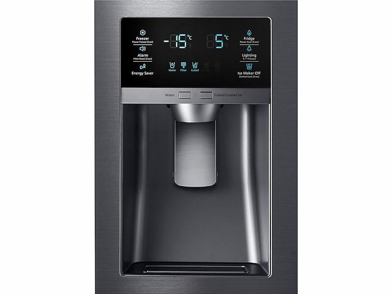 25 cu. ft. 4-Door French Door Refrigerator in Black Stainless Steel