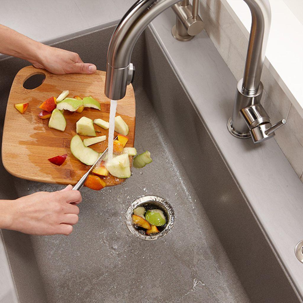 SinkTop Switch - Dual Outlet (Chrome and White Buttons included)