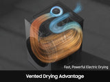 5.3 cu. ft. Bespoke AI Laundry Vented Combo™ All-in-One Ultra Capacity Washer and Electric Dryer with AI Home in Dark Steel