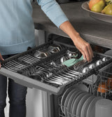 GE® Front Control with Stainless Interior Door Dishwasher with Sanitize Cycle & Dry Boost
