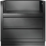 OASIS Under Grill Cabinet for Built-in BIG32, BI32, BIG32FT, Matte/Matt Black
