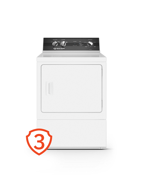 DR3 Sanitizing Gas Dryer with Extended Tumble  3-Year Warranty
