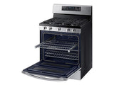 5.8 cu ft. Smart Freestanding Gas Range with Flex Duo™ & Dual Door in Stainless Steel