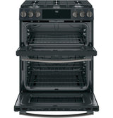 GE Profile™ 30" Smart Slide-In Front-Control Gas Double Oven Convection Range
