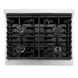 ZLINE 30 in. Paramount Gas Rangetop with 4 Burners and Porcelain Cooktop in DuraSnow' Stainless Steel (SRTS-30)