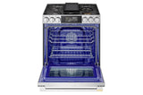 LG SIGNATURE 6.3 cu. ft. Single Oven Gas Slide-in Range with Dynamic Probake Convection® , Air Fry, Air Sous Vide, Roast, and Pizza mode