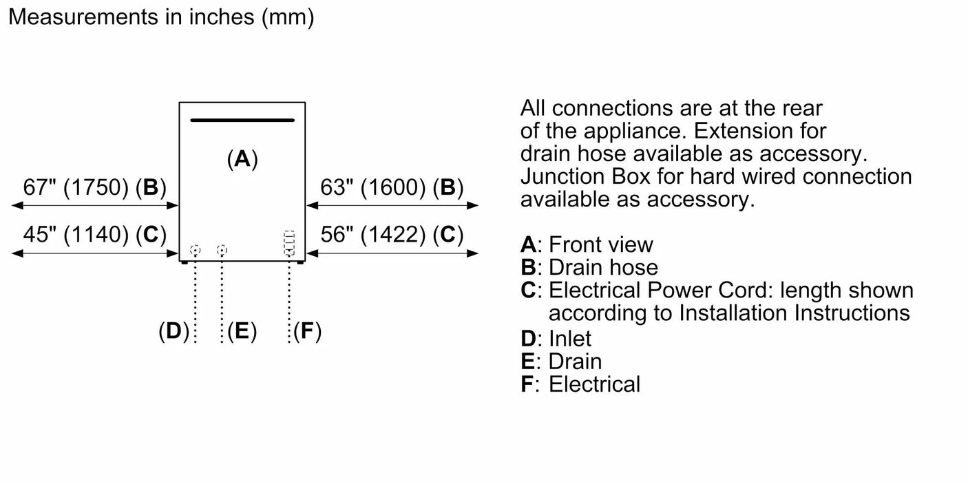 800 Series Dishwasher 24"
