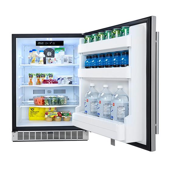 Outdoor Rated Stainless Steel Fridge