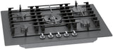 Benchmark® Gas Cooktop 30'' Tempered glass, Dark silver