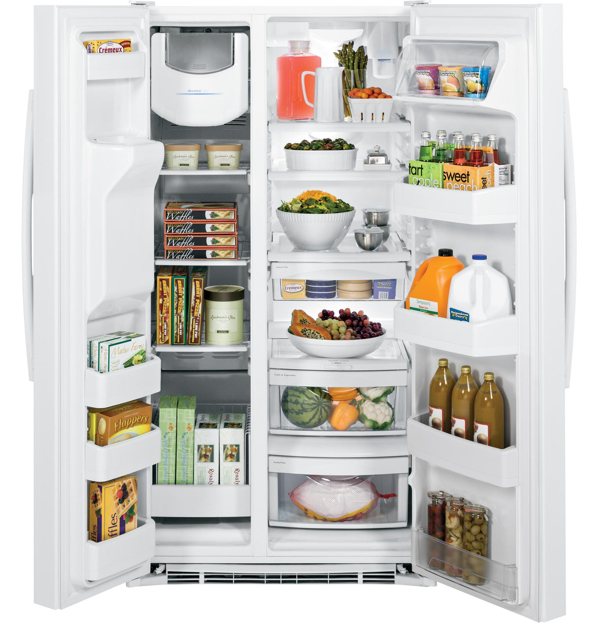 GE® 25.3 Cu. Ft. Side-By-Side Refrigerator