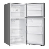 Verona VEFTF3018RBK 30 inch Top Freezer Refrigerator with 18.1 cu. ft. Total Capacity, LED Lighting, Reversible Doors, Gallon Door Storage, Recessed Handle, Energy Star (Black)